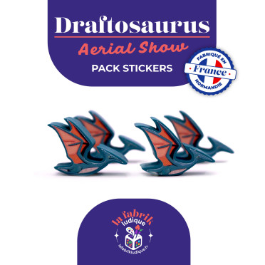 Draftosaurus Aerial Show – Stickers Pack