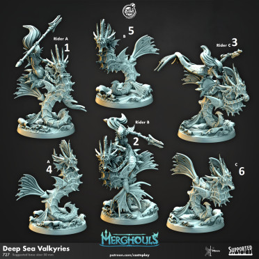 Cast n Play - Merghouls - Deep Sea Valkyries