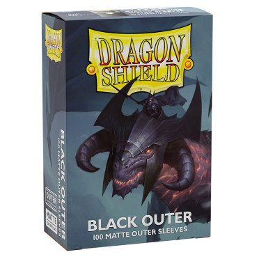 Dragon Shield - Standard Outer Sleeves: Black