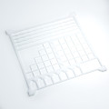 Set of 4 transparent 3D-printed overlays for Azul 7