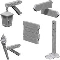 Wizkids Deep Cuts Unpainted Miniatures: Signs & lights 0