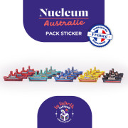 Nucleum Australie - Pack de Stickers