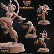 Cast n Play - Catfolks Heroes - Monks