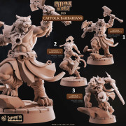 Cast n Play - Catfolks Heroes - Barbarians
