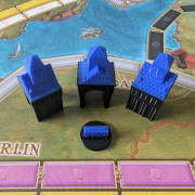 Les Aventuriers du rail - 3 Gares + 1 Marqueur de score