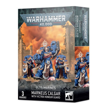 W40K : Ultramarines - Marneus Calgar avec Garde d'Honneur Victrix