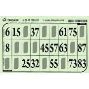 Lot de 500 cartons de loto