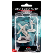 D&D Nolzur's Marvelous Unpainted Miniatures: Grick & Grick Alpha