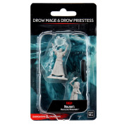 D&D Nolzur's Marvelous Unpainted Miniatures: Drow Mage & Drow Priestess