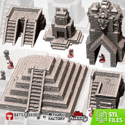 Txarli - Décors Fantasy - Jungle Buildings