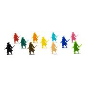 Pirate Meeple - Mega Pack (55Pcs 11 Color)