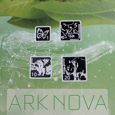 Ark Nova – Pièces de monnaie Carré