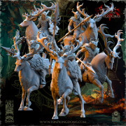The Beholder Miniatures - Sylvains - Deepwood Riders