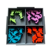 4-compartment token box