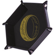 The Lord of the Rings – Piste de Dés L’Anneau Unique - 19x19 cm - Cuir et velours