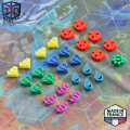 Set de jetons améliorés compatible L’Île des Mots Dits 2