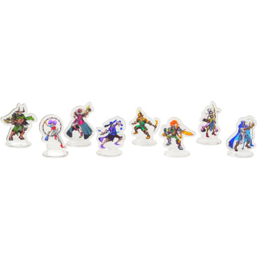 Shuffle Dungeons - Acrylic Hero Tokens
