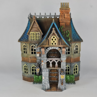 3D4U - Cherrybrook Manor - Medieval Town Set