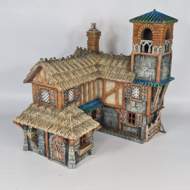 3D4U - Bell Tower Farm - Medieval Town Set