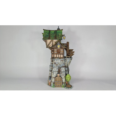 3D4U - The Green Dragon - Medieval Town Set