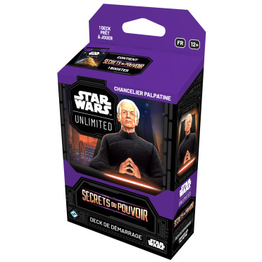 Star Wars Unlimited : Secrets du Pouvoir - Deck de Démarrage : Chancelier Palpatine