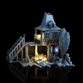 3D4U - House Ruine III - Medieval Town Set