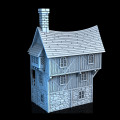 3D4U - Greendale House - Medieval Town Set 2