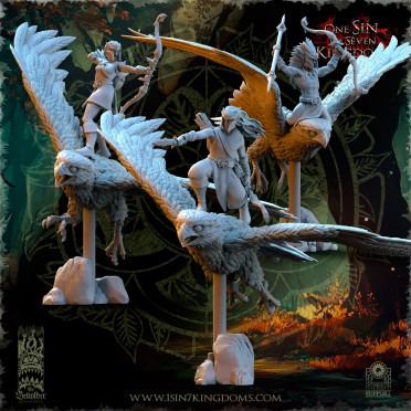 The Beholder Miniatures - Sylvains - Hawks Hunters