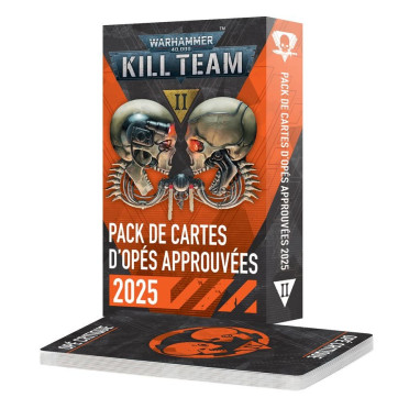 Kill Team - Pack de Cartes d'Opés Approuvées 2025