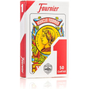 Jeu de Cartes Espagnol - 50 Cartes - Dos Rouge