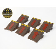 Acrobatic Ramp Pack (6 pieces) – Compatible with Thunder Road: Vendetta