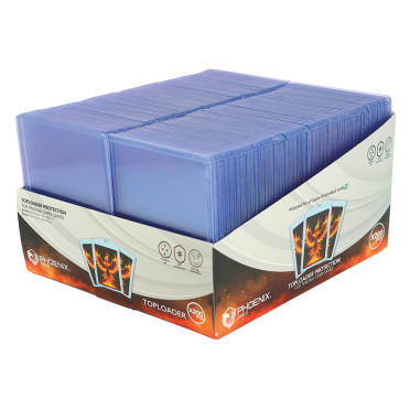 PHOENIX SHIELD - Lot de 200 Top Loaders 35PT 7.5x10cm