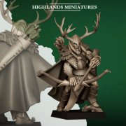 Highlands Miniatures - Feral Elf - Feral Elf Lord