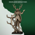 Highlands Miniatures - Feral Elf - Female Feral Elf Druid 1