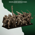 Highlands Miniatures - Feral Elf - Feral Archers With EMC 9