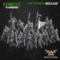 White Angel Miniatures - Forest Warriors - Forest Guard with EMC 4