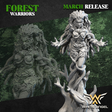White Angel Miniatures - Forest Warriors - Queen of the Nature