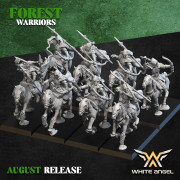 White Angel Miniatures - Forest Warriors - Wood Arrow Riders with EMC