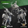 White Angel Miniatures - Forest Warriors - Wood Arrow Riders with EMC 1