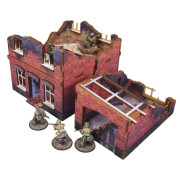 WW2 Ostfront Stalingrad - Small House with Garage
