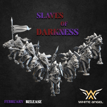 White Angel Miniatures - Slave to Darkness - Edgar Rider with EMC