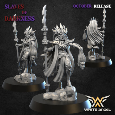White Angel Miniatures - Slave to Darkness - Queen of the Dark Realm
