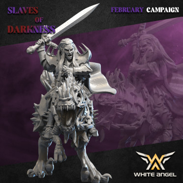 White Angel Miniatures - Slave to Darkness - Dark Lord on Raptor