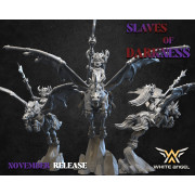 White Angel Miniatures - Slave to Darkness - Mother of Darkness on Pegasus