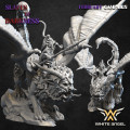 White Angel Miniatures - Slave to Darkness - Master Beast on Manticore 1