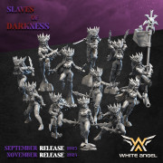 White Angel Miniatures - Slave to Darkness - Daugther of the Shadow Realm with EMC