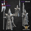 White Angel Miniatures - Slave to Darkness - Dark Elite with EMC 8