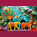 Puzzle - Jungle - 160 pièces 1