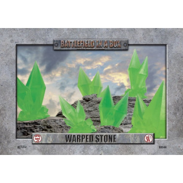 Battlefield in a Box - Warped Stone - Green