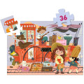 Puzzle silhouette - Le voyage de Mia - 36 pièces 1